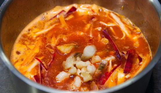 борщ с копченой скумбрией