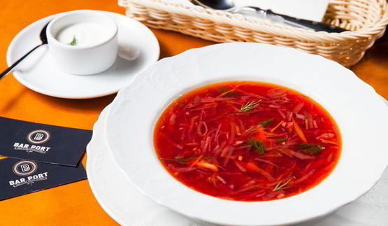 борщ с копченой скумбрией