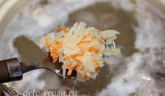 борщ с курицей