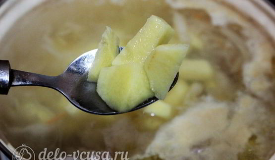 борщ с курицей