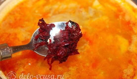 борщ с квашеной капустой