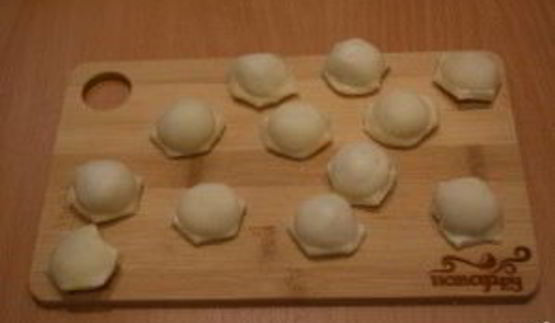 борщ с пельменями