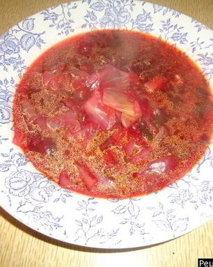 Борщ со свеклой