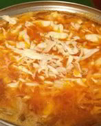 Борщ со свининой и свежей капустой