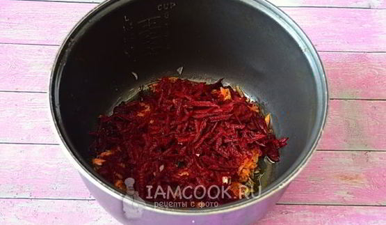 борщ со свининой в мультиварке