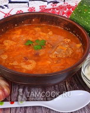 Черниговский борщ в мультиварке