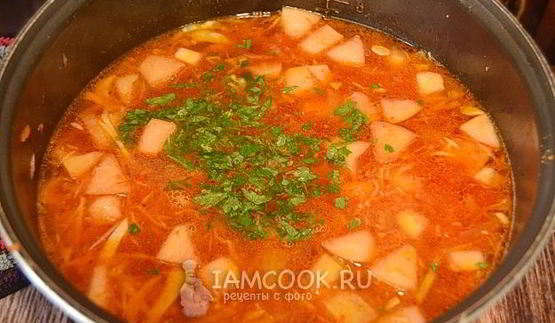 черниговский борщ в мультиварке