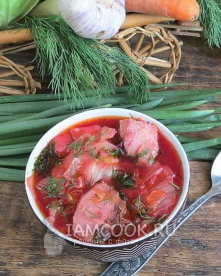 Рецепт флотского борща