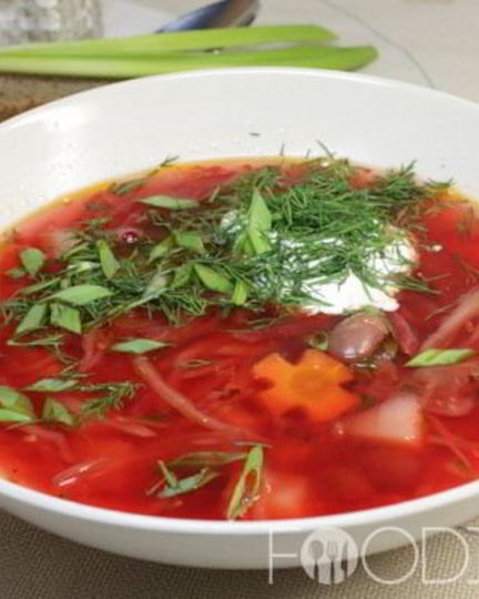 Рецепт красного борща