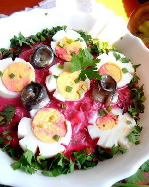 Норвежский борщ с килькой