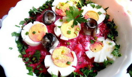 норвежский борщ с килькой