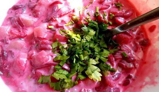 норвежский борщ с килькой