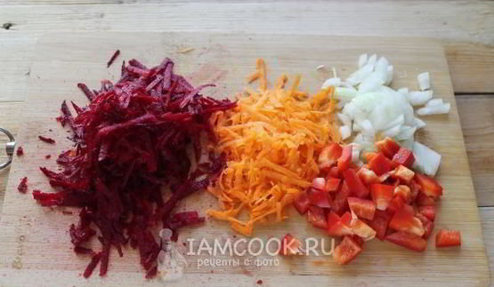 постный борщ с фасолью и килькой