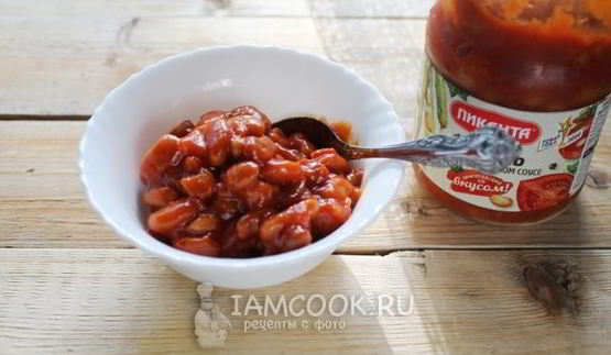 постный борщ с фасолью и килькой