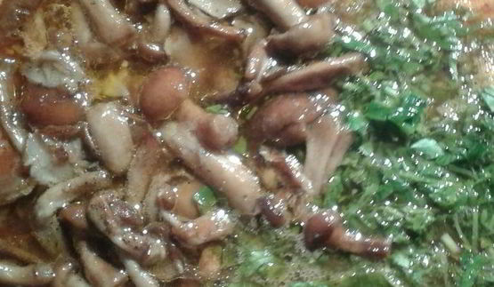 постный борщ с опятами