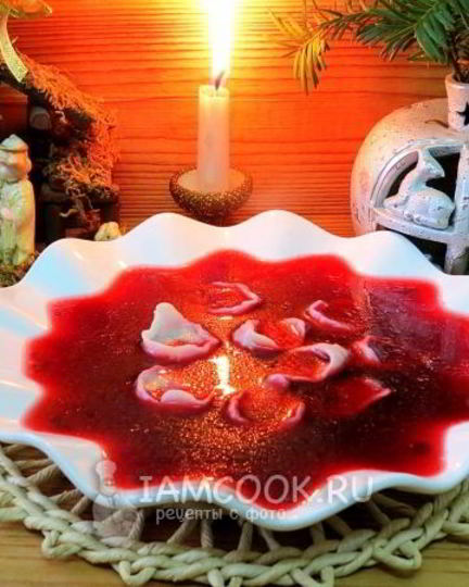 Рецепт старопольского борща с ушками