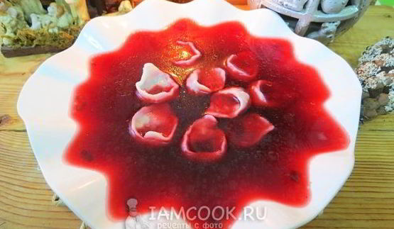 старопольский борщ с ушками