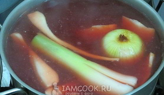 старопольский борщ с ушками