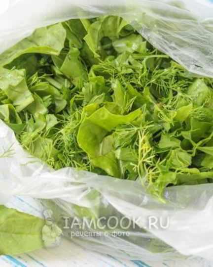 Рецепт заморозки для зеленого борща на зиму