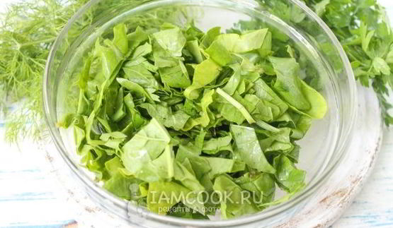 заморозка для зеленого борща на зиму