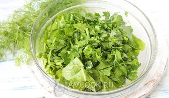 заморозка для зеленого борща на зиму