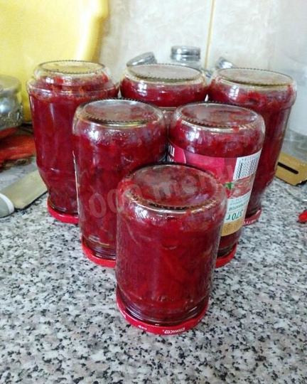 Рецепт заправки для борща на зиму вкусная