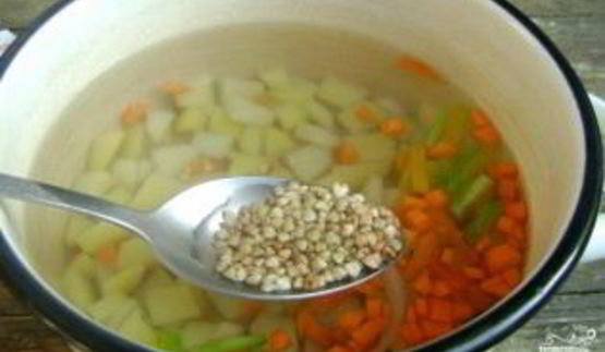 детский суп с фрикадельками