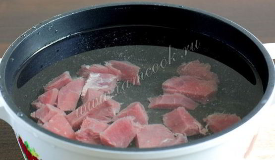 фасолевый суп с мясом