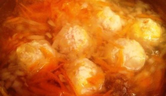 гречневый суп с фрикадельками