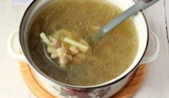 грибной суп из маслят