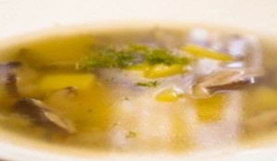 грибной суп из маслят