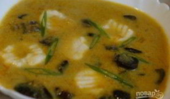 грибной суп из подберезовиков