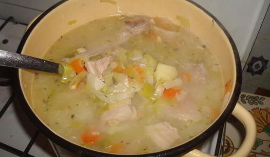 испанский крестьянский суп оллада