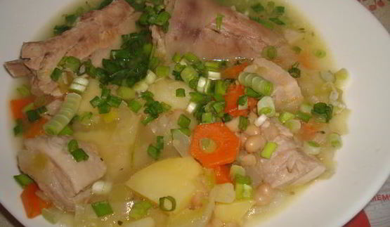 испанский крестьянский суп оллада