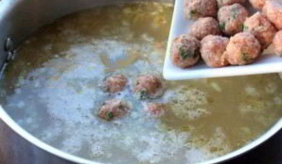 итальянский свадебный суп