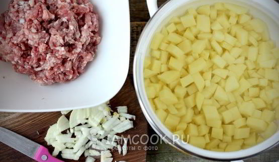 картофельный суп с фрикадельками