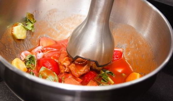 холодный томатный суп