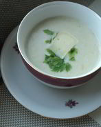 Крем-суп из кабачков с камамбером