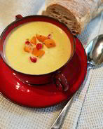 Крем-суп из лука-порея и не только