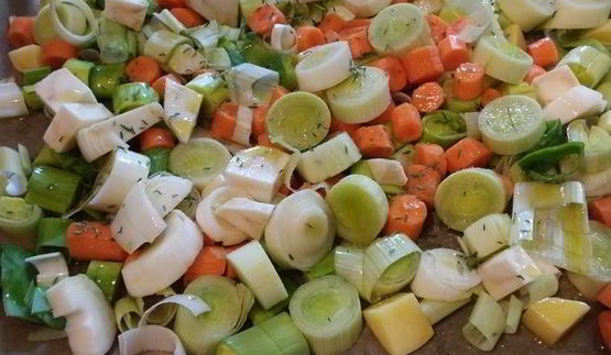 крем-суп из лука-порея и не только