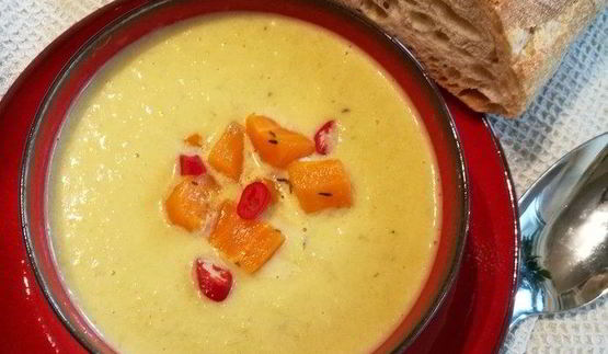 крем-суп из лука-порея и не только