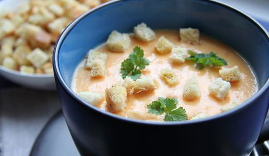 крем-суп из моркови