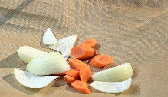 крем-суп из репы с беконом