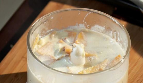 крем-суп из репы с беконом