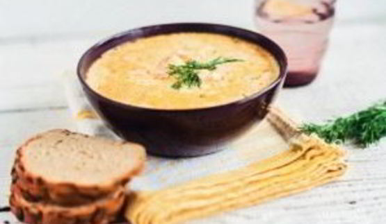 крем-суп из семги