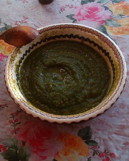 Рецепт крема-супа из шпината с топинамбуром