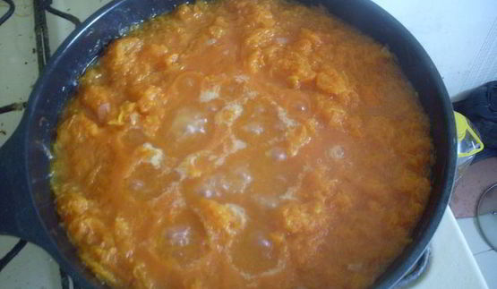 крем-суп из тыквы с лесным орехом