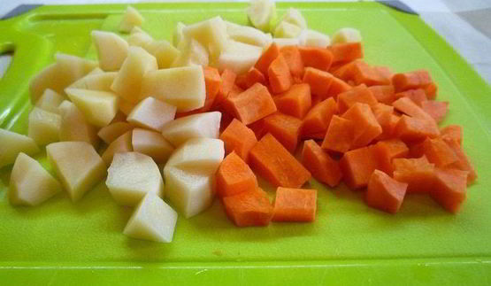 крем-суп из тыквы с яблоками