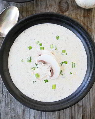 Крем-суп с грибами