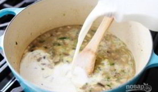 крем-суп с грибами